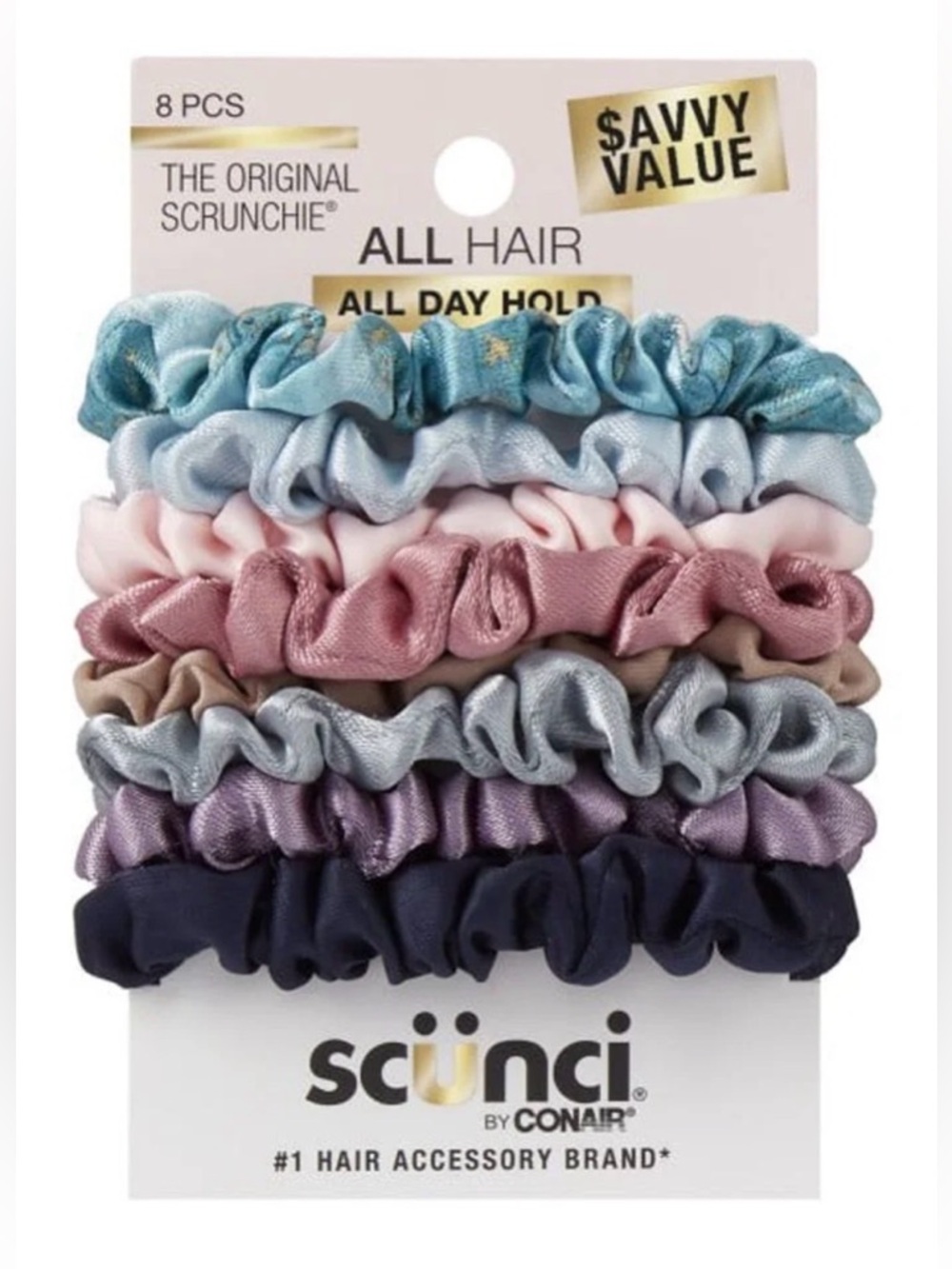 Scunci Mini Matte Satin Scrunchies